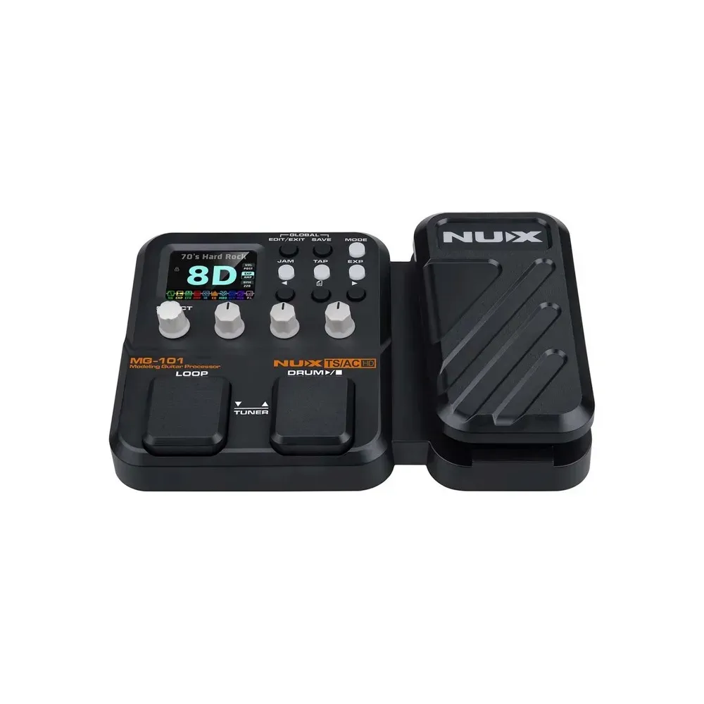 MG101 Pedalera multiefectos 46 efectos 25 amplificadores NUX
