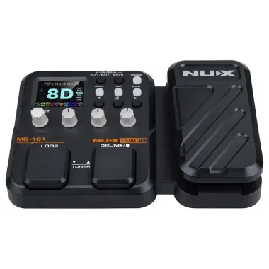 MG101 Pedalera multiefectos 46 efectos 25 amplificadores NUX