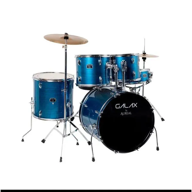 Batería acústica Aureal Galax profesional 5 pza