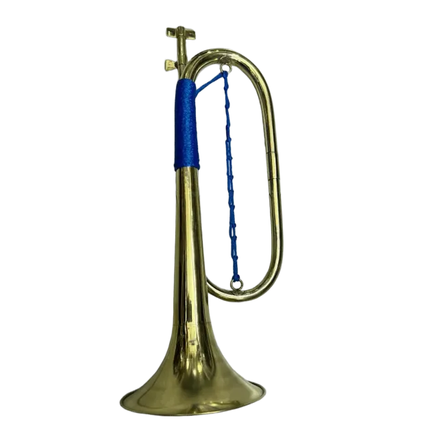 CORR Corneta reglamentaria escolar latón con vestidura