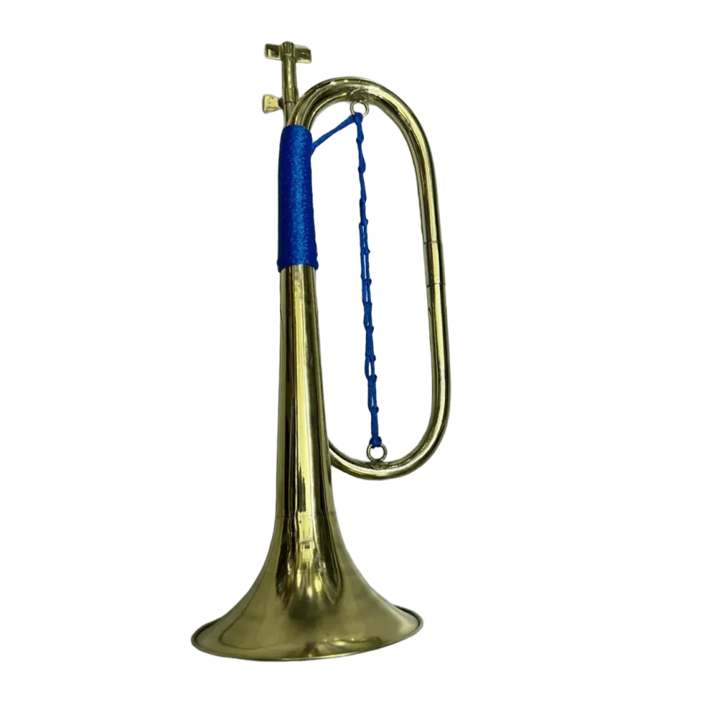 CORR Corneta reglamentaria escolar latón con vestidura