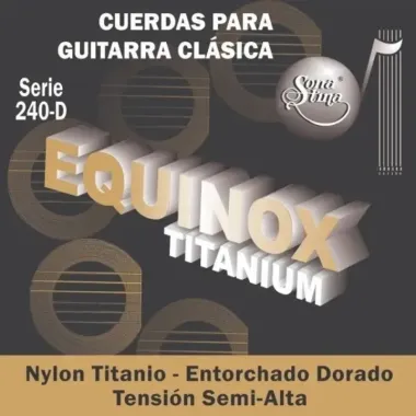 7503040346211 Enc. Sonatina 240d titanium entorchado dorado semi alta EQUINOX