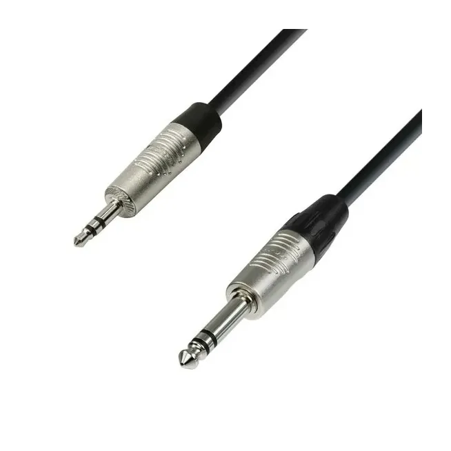 Cable De 3.5 a 6.3 Stereo Trs 1.5 m Adam Hall