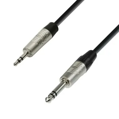 Cable De 3.5 a 6.3 Stereo Trs 1.5 m Adam Hall