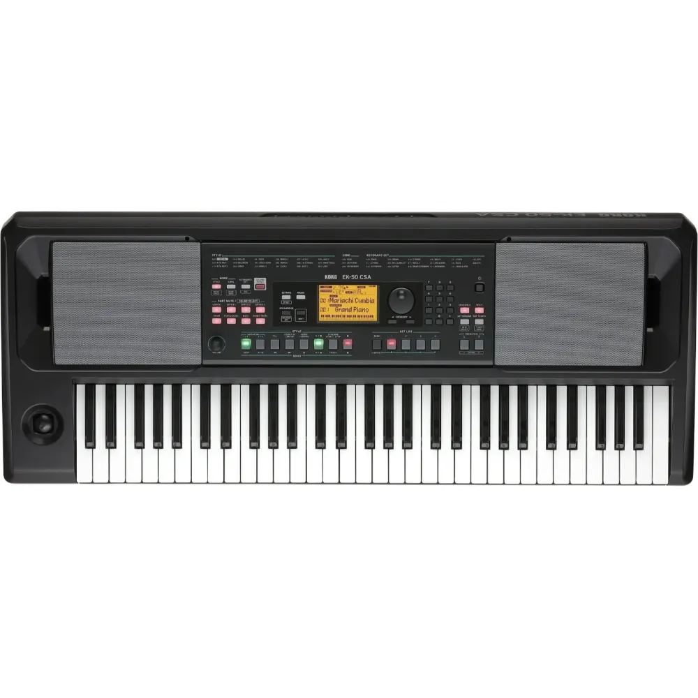 Teclado Digital Korg 61 Teclas EK-50CSA Ritmos Latinos