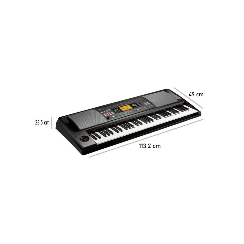 Teclado Digital Korg 61 Teclas EK-50CSA Ritmos Latinos