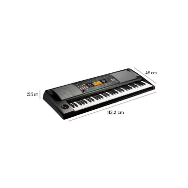 Teclado Digital Korg 61 Teclas EK-50CSA Ritmos Latinos