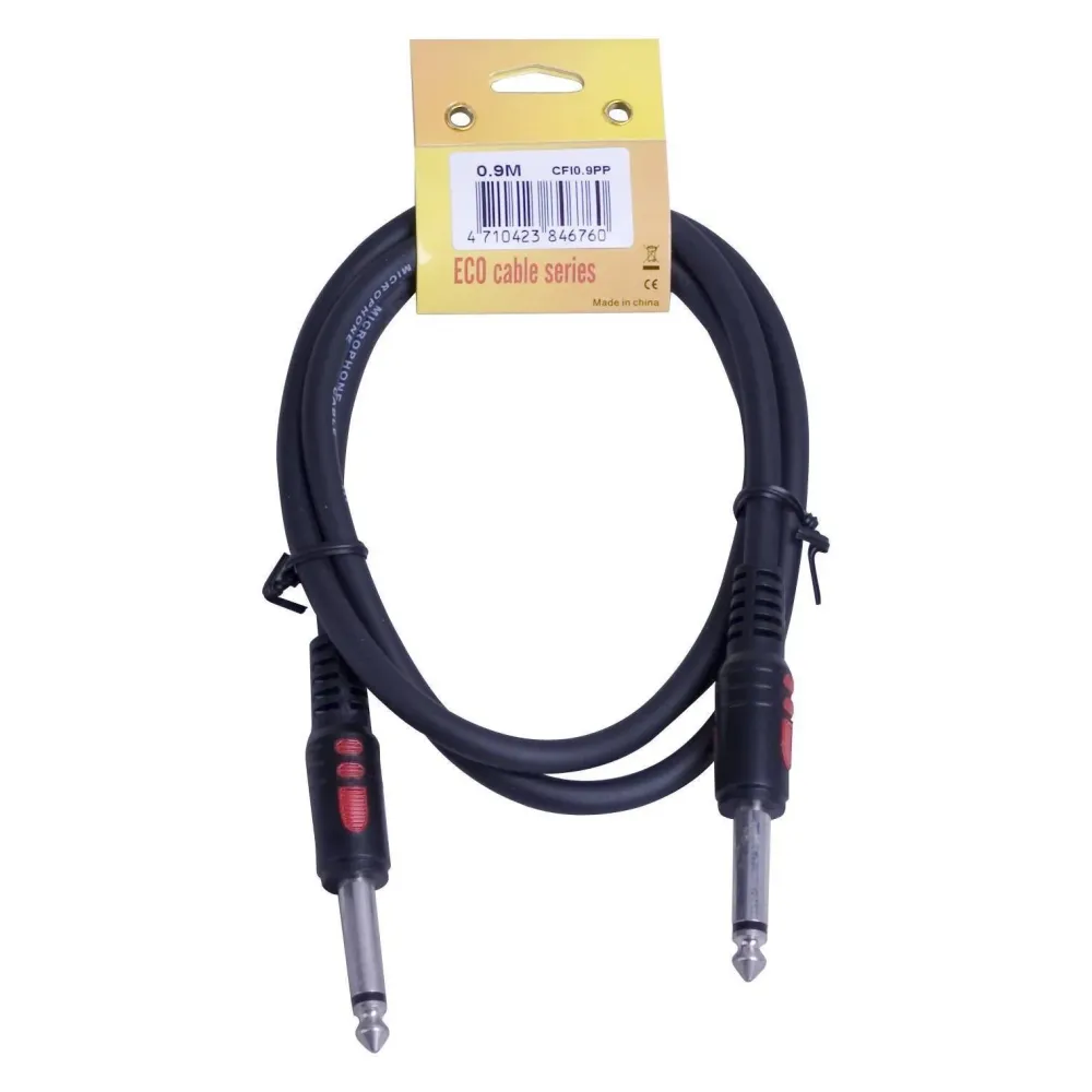 Cable De Plug A Plug 90cm CFI0.9PP Marca Superlux.