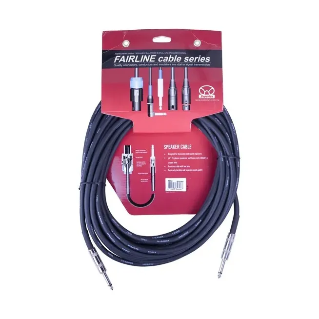 Cable Para Bafle Plug A Plug De 15 Mtr SFS15PP Marca Superlux.