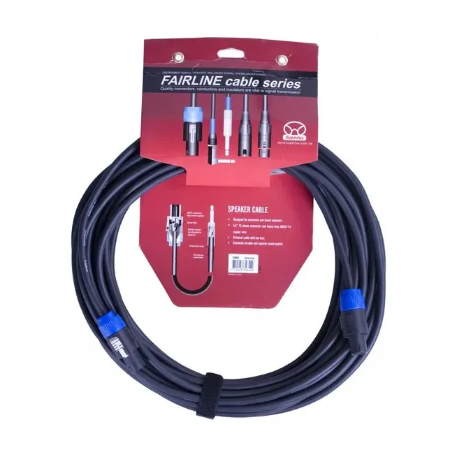Cable Para Bafle Speakon De 15 Mtr SFS15SS Marca Superlux.