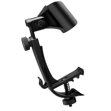 Soporte Para Micrófono En Batería Y Clip HM-25 Marca Superlux.