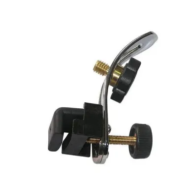 Soporte Para Micrófono En Batería Curvo Marca Superlux.