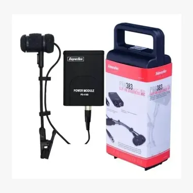 Microfono Para Instrumentos Condensador y Fuente Phantom