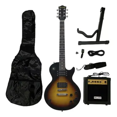 NEG10WLPSBY Paq. Guit. Elect Sombreado Amarillo Bellator Les Paul