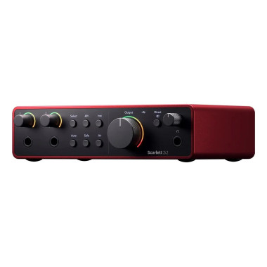 MOSC0032 Scarlett 2i2 Interfaz De Audio Focusrite  Rojo ARTURIA.