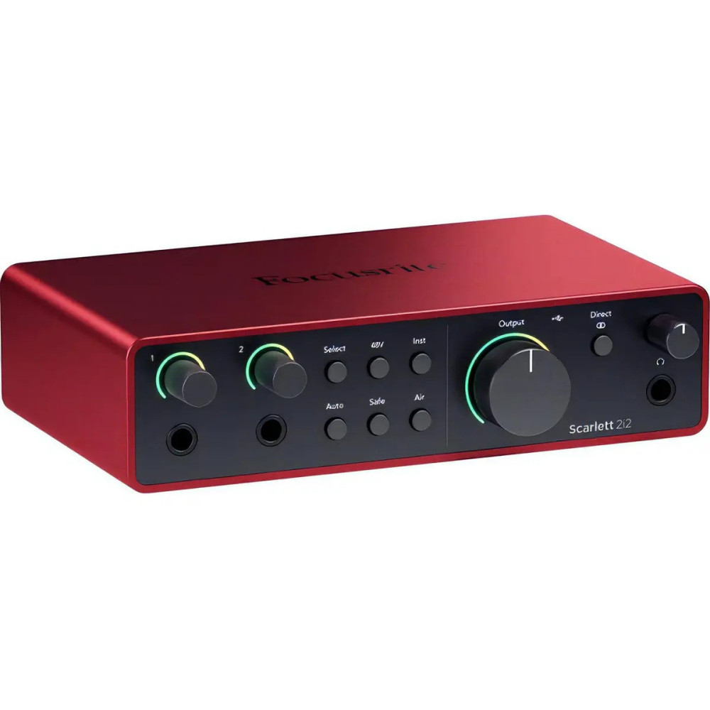 MOSC0032 Scarlett 2i2 Interfaz De Audio Focusrite  Rojo ARTURIA.