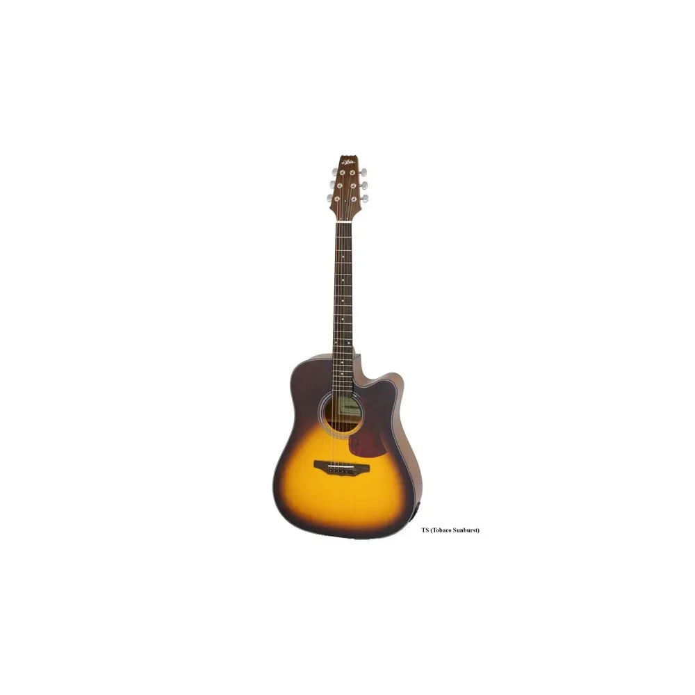 Guitarra Electroacústica Aria AD-10CE TS Tobacco Sunburst