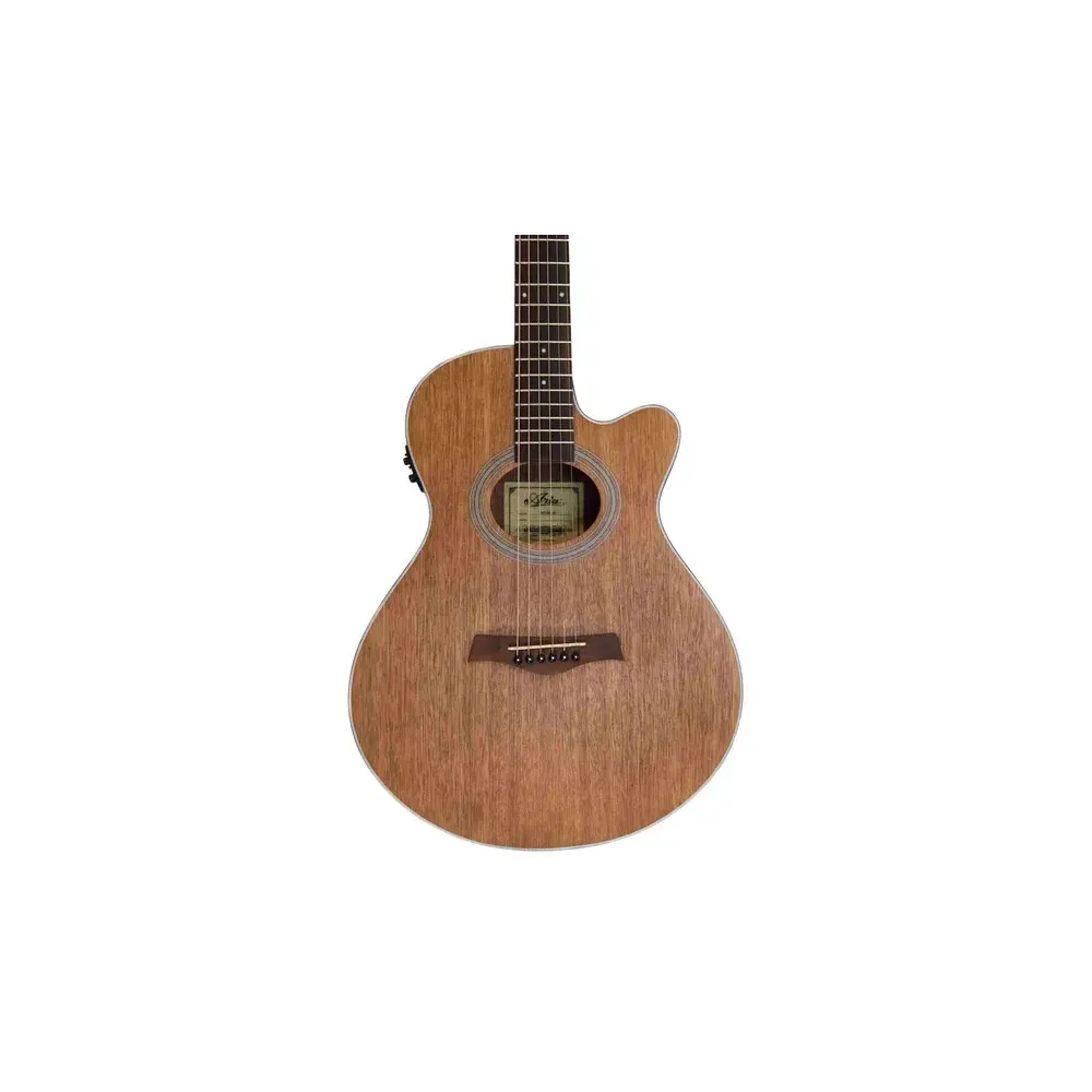 Guitarra Electroacústica Aria Mahogany FET-M1 N.