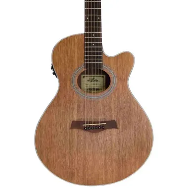 Guitarra Electroacústica Aria Mahogany FET-M1 N.
