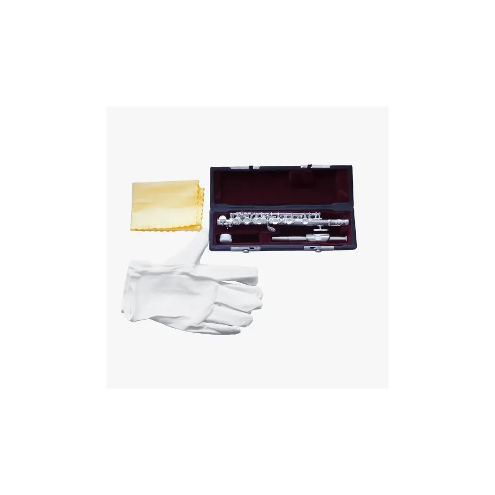 Flauta Piccolo Plateada Profesional Symphonic PC-773