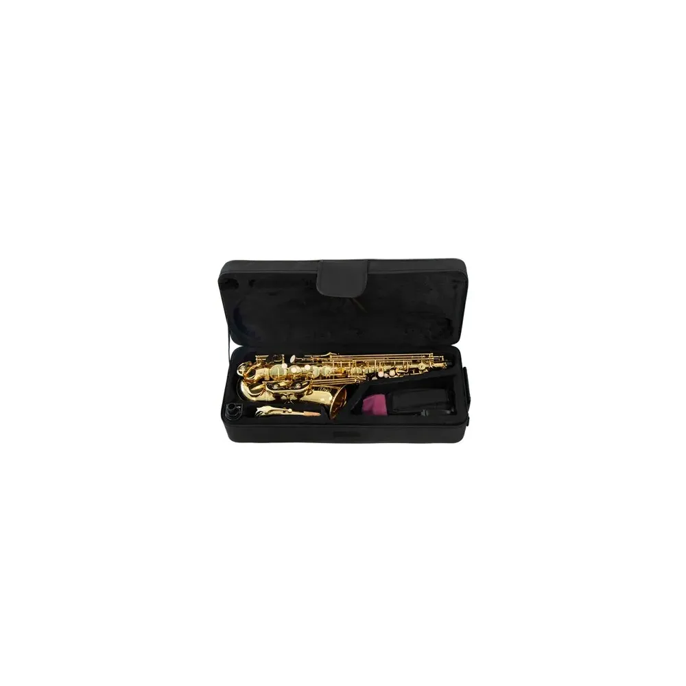 Sax Alto Combinado AS-200GL Marca  Symphonic.