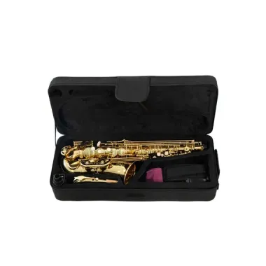 Sax Alto Combinado AS-200GL Marca  Symphonic.