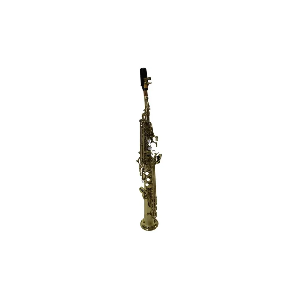 Saxofon Soprano Recto  Bb Laqueado SST-400L Marca Symphonic.