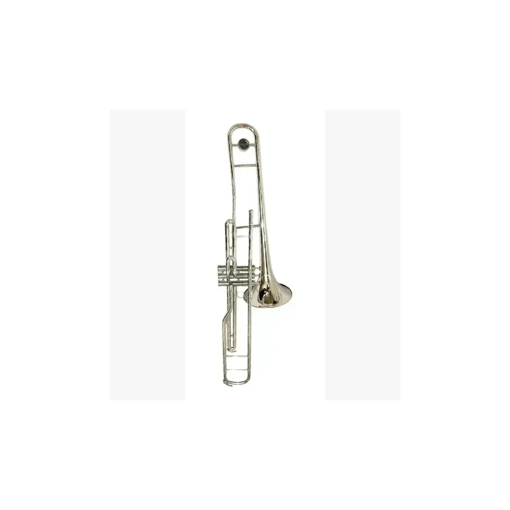 Trombón De Émbolos Do Niquelado Marca Symphonic.