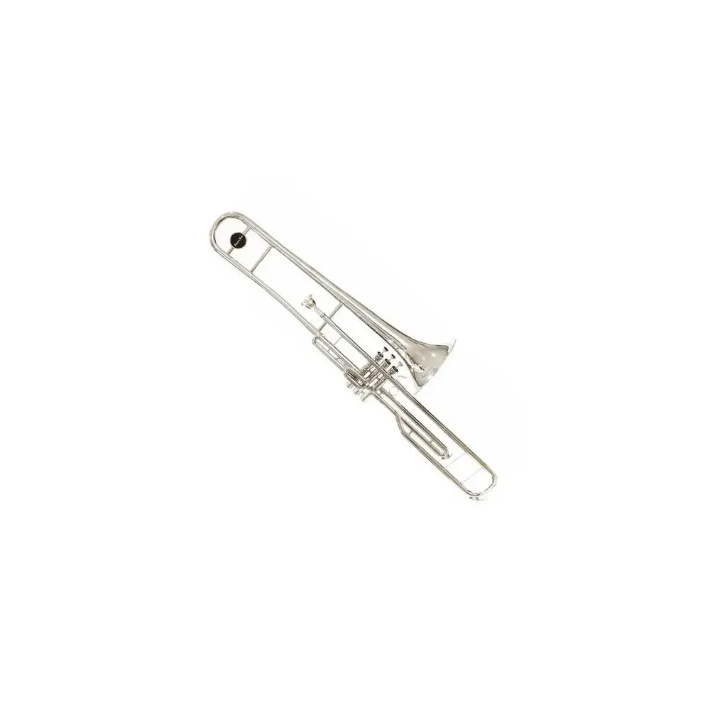 Trombón De Émbolos Do Niquelado Marca Symphonic.