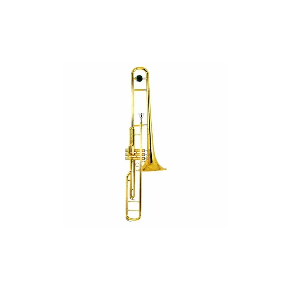 Trombon De Embolos Tono C Laqueado Marca Symphonic.