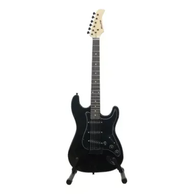 EGP10WSTBKB Paq. Guit. Elect. Negro mica negra BELLATOR Stratocaster