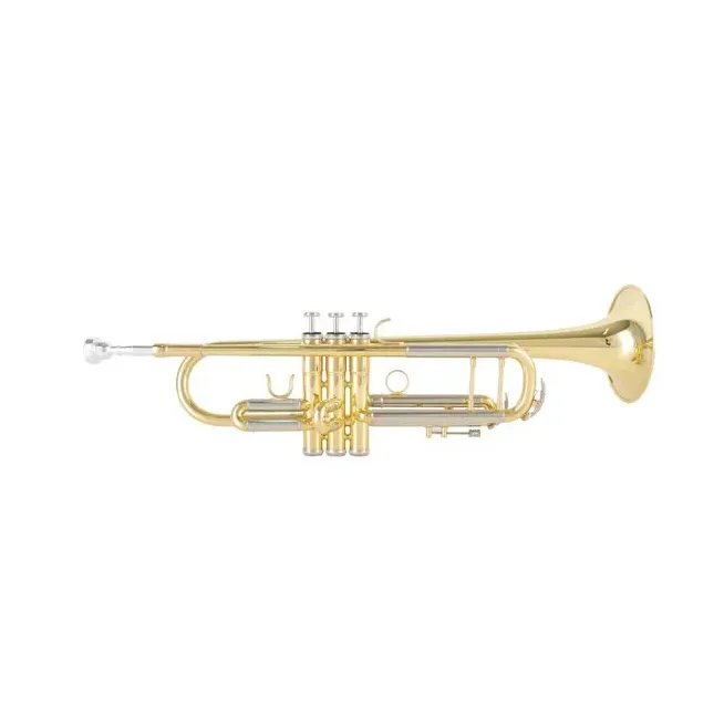 Trompeta   Combinada Doble Poste TR-04 Marca Symphonic.
