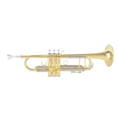 Trompeta   Combinada Doble Poste TR-04 Marca Symphonic.