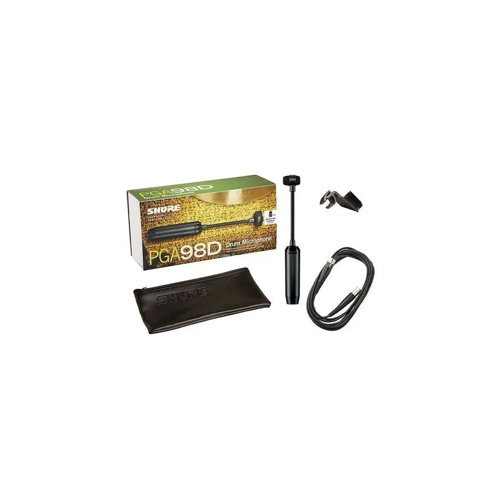 Micrófono de Condensador Para Instrumento PGA98D SHURE