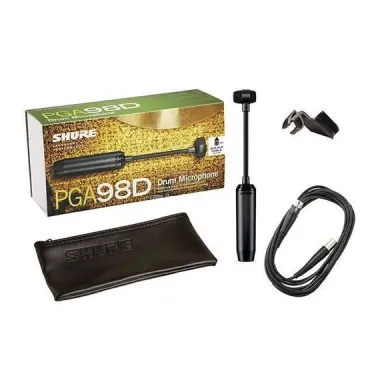 Micrófono de Condensador Para Instrumento PGA98D SHURE