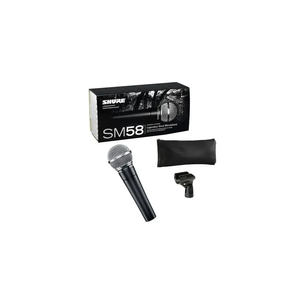 Microfono Dinamico De Mano SM58-LC Marca Shure.