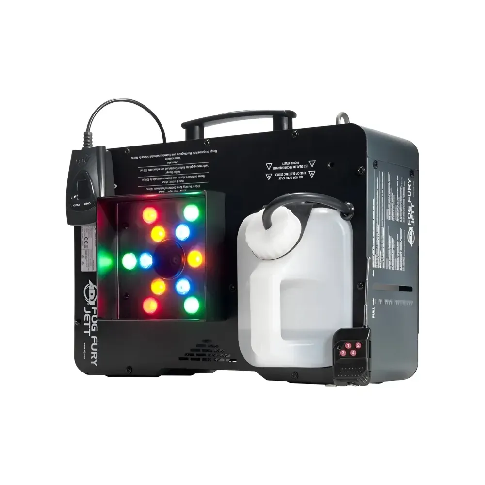 Máquina de Humo ADJ Fog Fury Jett RGB 650W LED DMX | Musictlan