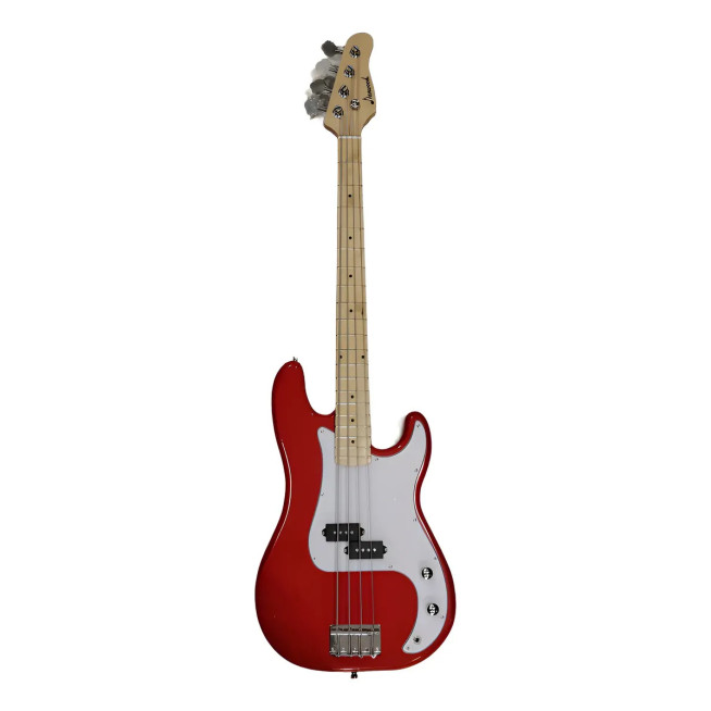 BASSET Bajo Electrico  4 Cuerdas Rojo DANWOOD