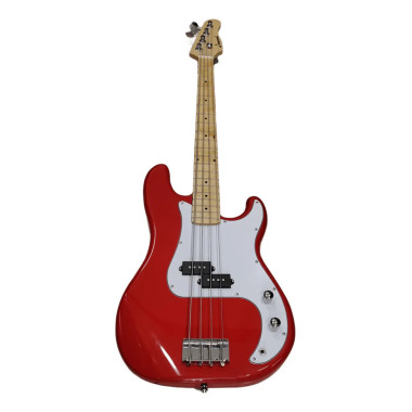 BASSET Bajo Electrico  4 Cuerdas Rojo DANWOOD