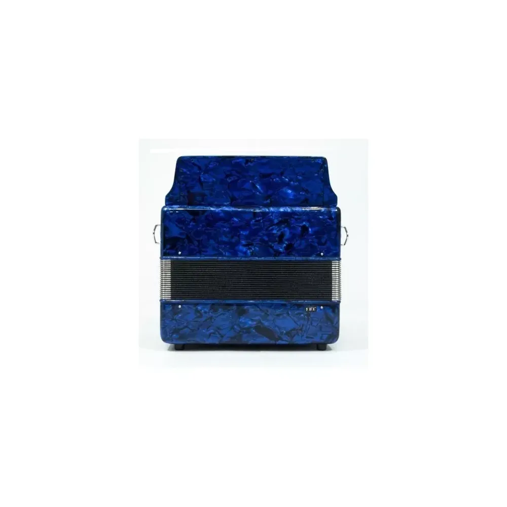 3012FAAHG Acordeón botones azul (FA) parrilla metálica premium FARINELLI