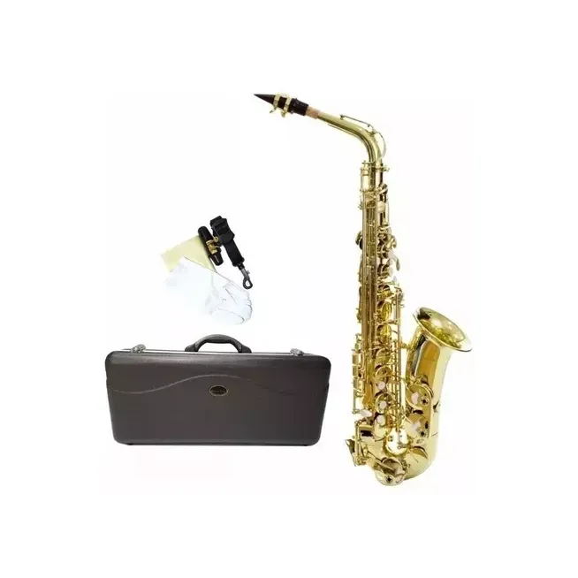SLSX009 Saxofón alto Eb Laqueado SILVERTONE