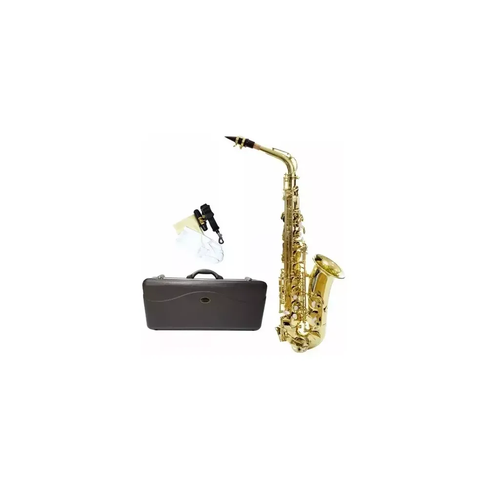 SLSX009 Saxofón alto Eb Laqueado SILVERTONE