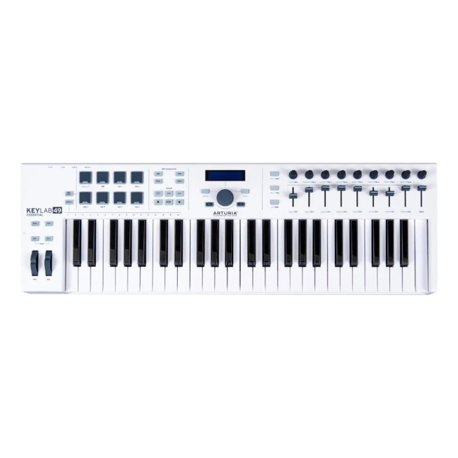 Controlador Midi Keylab Essential 49 Blanco ARTURIA.