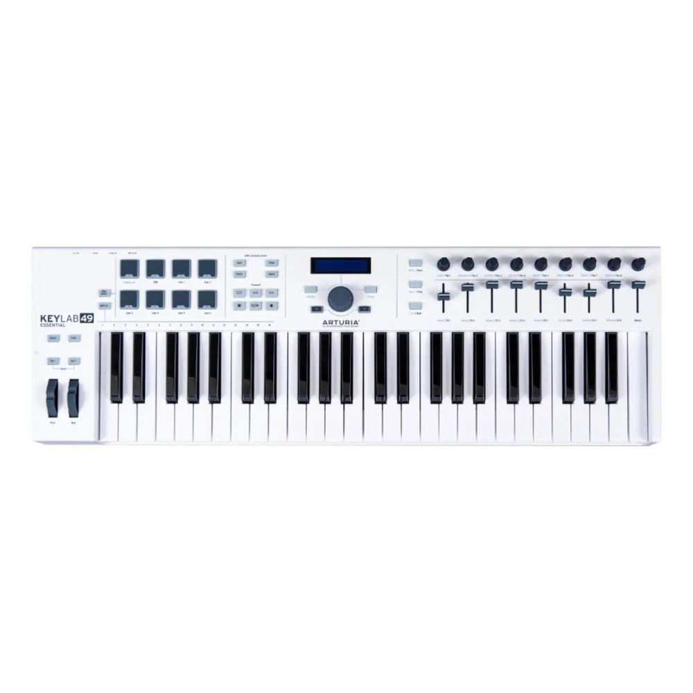 Controlador Midi Keylab Essential 49 Blanco ARTURIA.
