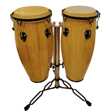 PERCG Conga  12" & 13" c/atril: vino, natural entintada NACIONAL