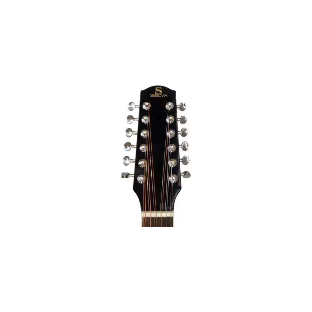 SGD20ECBKA Guit. Docerola / 12 cuerdas NEGRA C/PASTILLA SEGOVIA