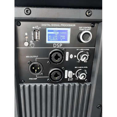 Bafle amplificado VAMAV NOVA TX215 de 900 W con Bluetooth y doble bocina de 15"