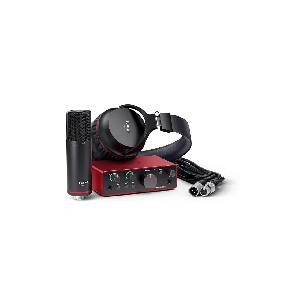 MOSC0039 Scarlett solo G4 C/Micrófono CM25MKIII y audifonos HP60MKII 4 FOCUSRITE
