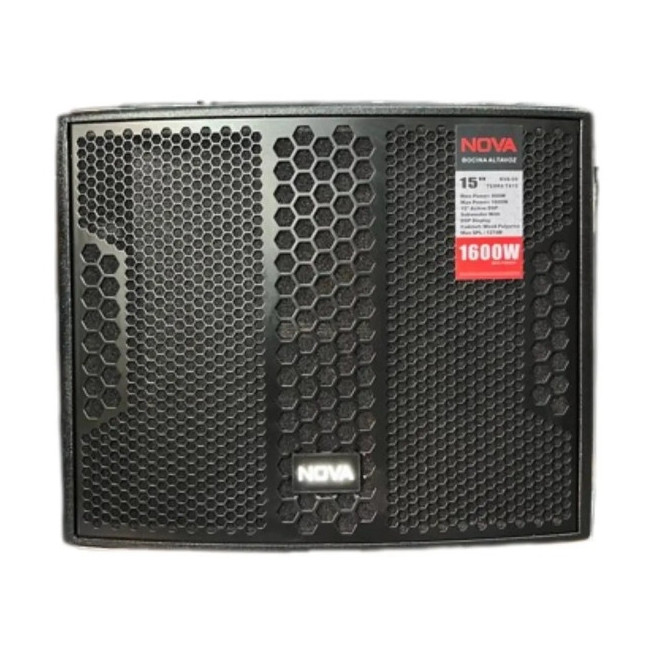 Subwoofer amplificado VAMAV Terra TX15 de 15 pulgadas y 800W RMS.