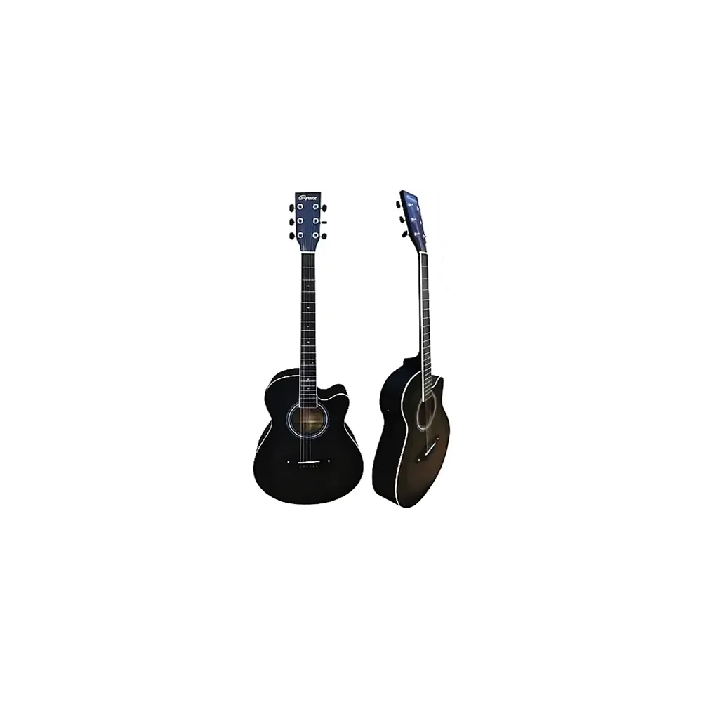 SGFH0BK Guitarra texana electroacústica vintage negro SEGOVIA